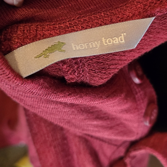 Horny Toad Burgundy Turtleneck Dress SzM - Picture 7 of 10